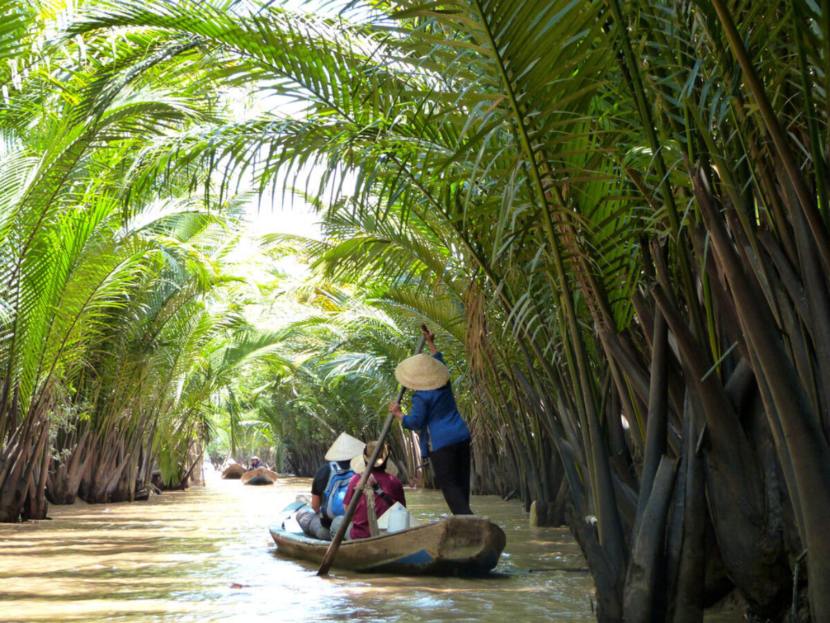 Boating down the Mekong delta Hero Vietnam